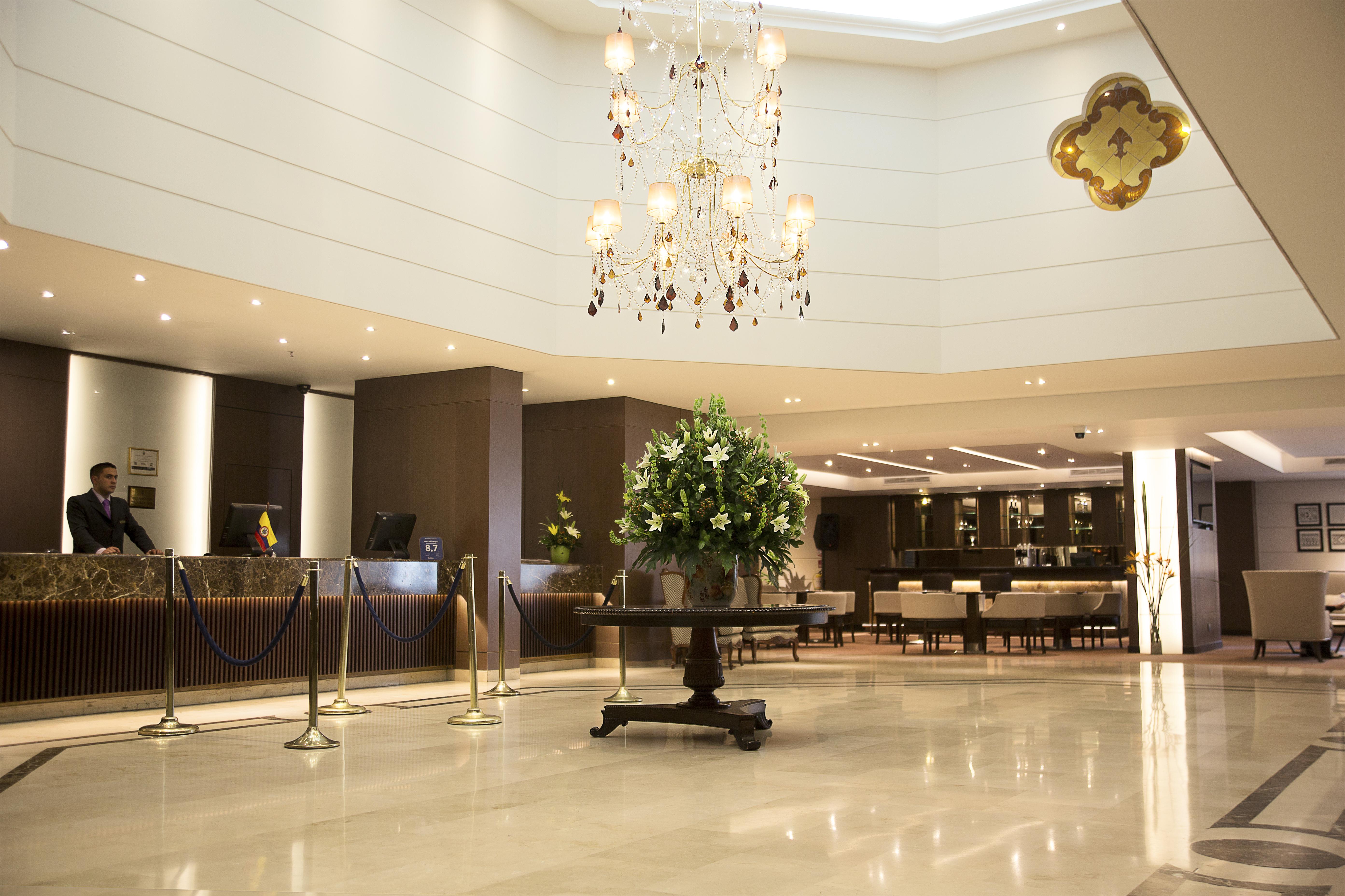 Hotel Dann Carlton بوغوتا المظهر الخارجي الصورة The lobby of the hotel